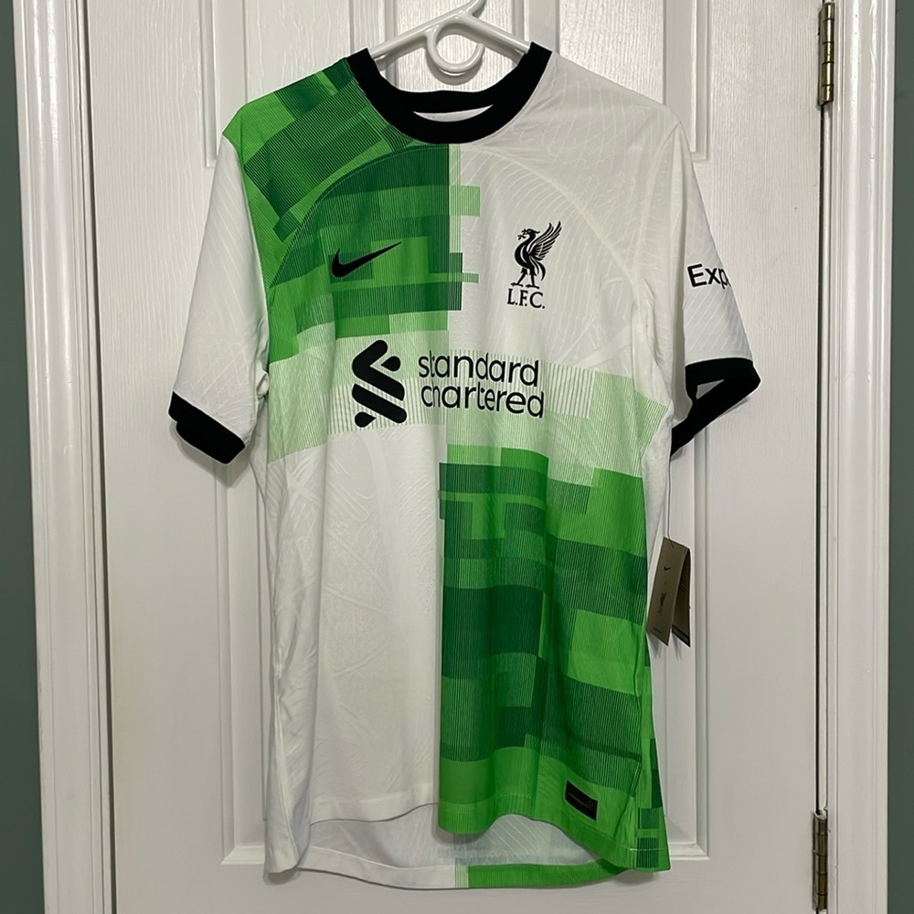 NWT Liverpool FC 2023/24 Match Away Men's Nike Dri-FIT ADV Soccer Jersey - Large